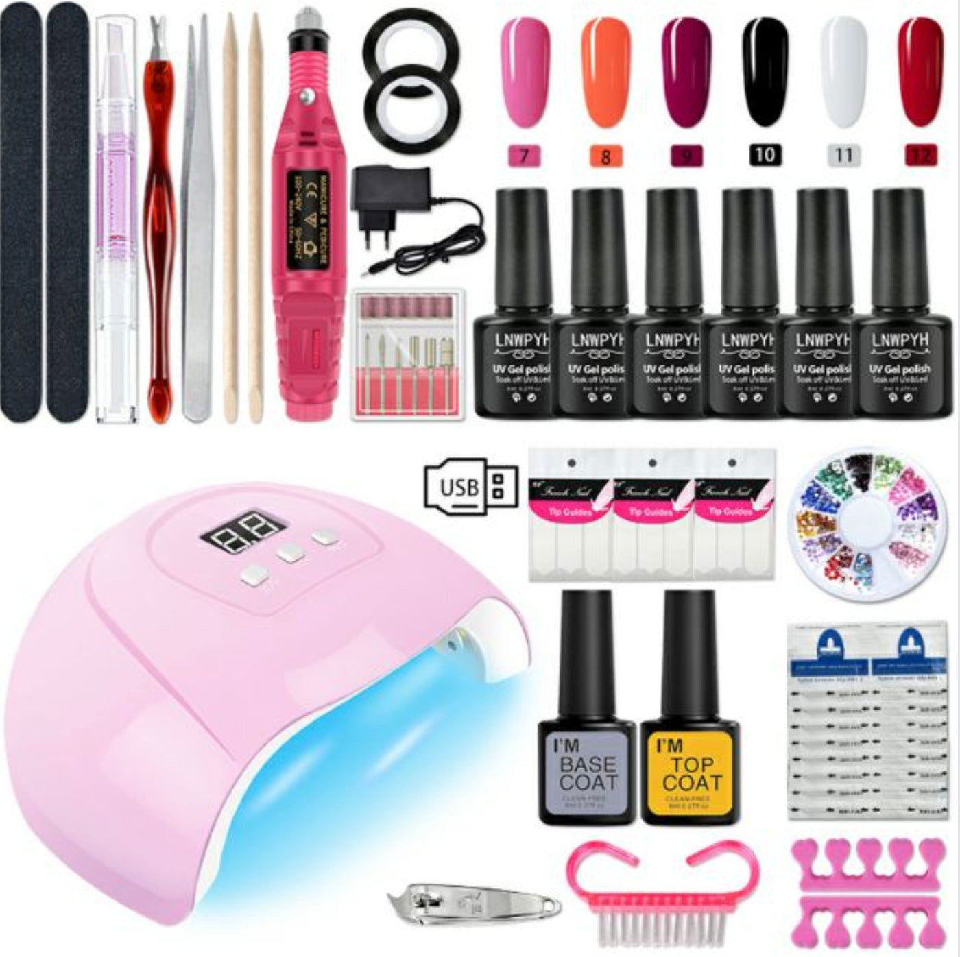 Set Manicura - Incluye 44 Productos