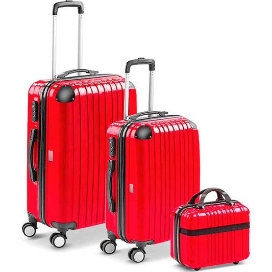 Set de 2 Maletas (4 Ruedas)+ Neceser ideal para Viajes