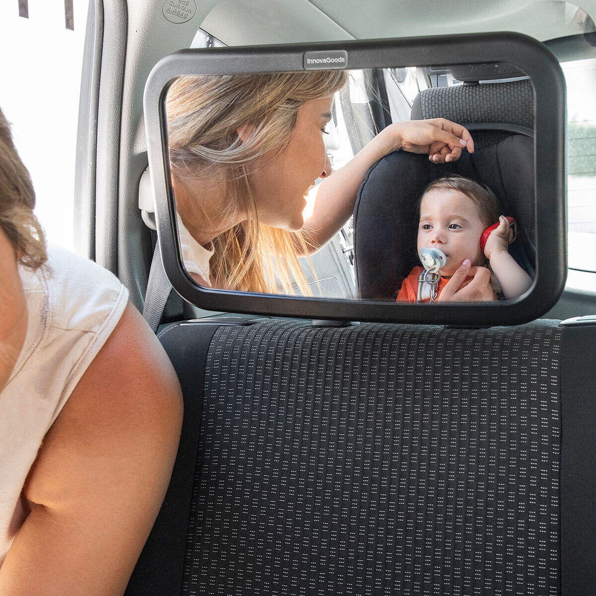 Espejo Retrovisor de Bebé para Asiento Trasero Mirraby