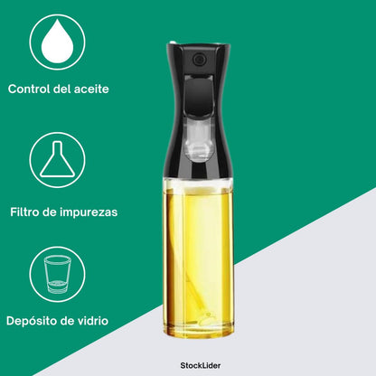 PACK Pulverizador de aceite y Bote aceite con brocha